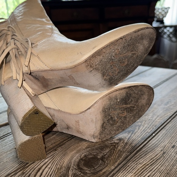 Free People boots Wild Rose Slouch Size 8.5 cream - Picture 4 of 11